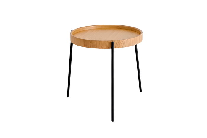 Hanah Home Juego de Mesas Apilables Ronda - Natural Hanah Home Juego de Mesas Apilables Ronda - Natural